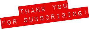 Welcome to our newsletter!