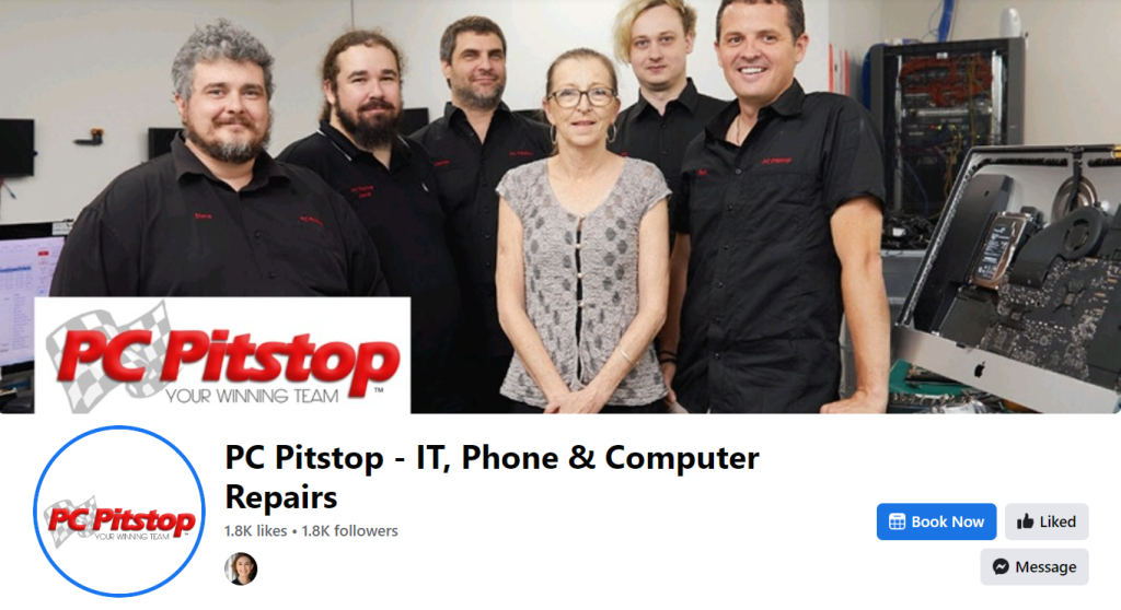PC Pitstop Facebook Page