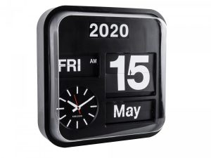 Wall clock Big Flip Black Casing - Karlsson