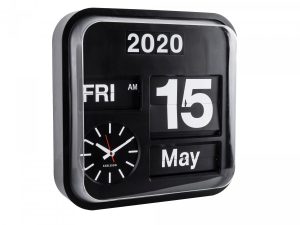 Wall clock Big Flip Black Casing - Karlsson