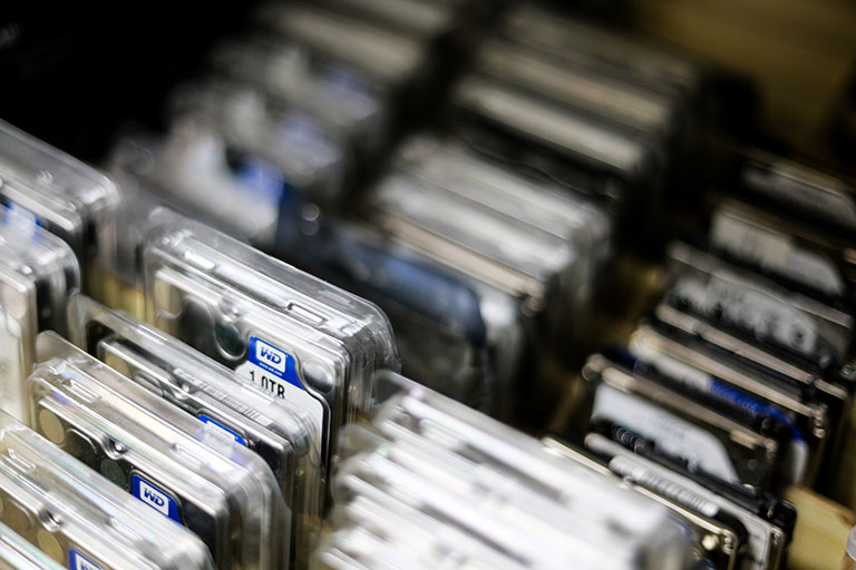 Hard Drives ready for Testing