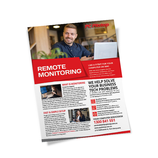 PC Pitstop - Business IT Support - Remote Monitoring