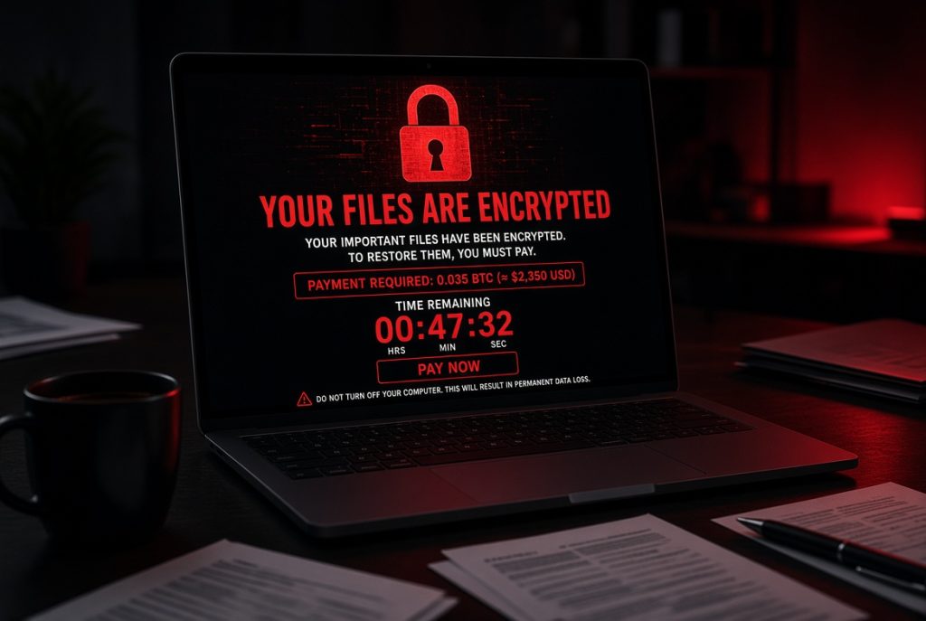 example of ransomware message example of ransomware message