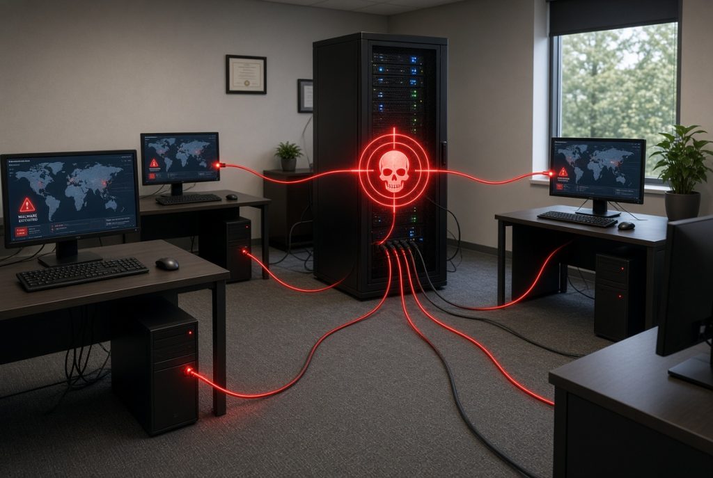 whole network system attacked whole network system attacked