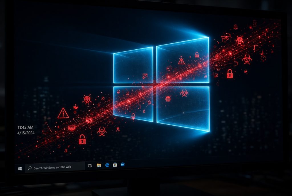 windows 10 malware entering