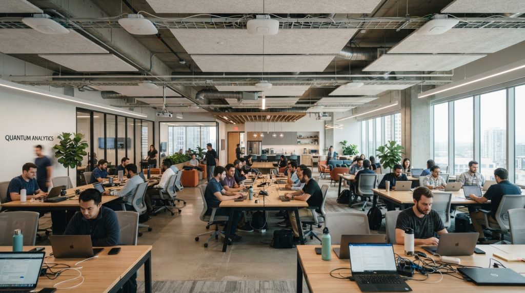 employees working in office employees working in office