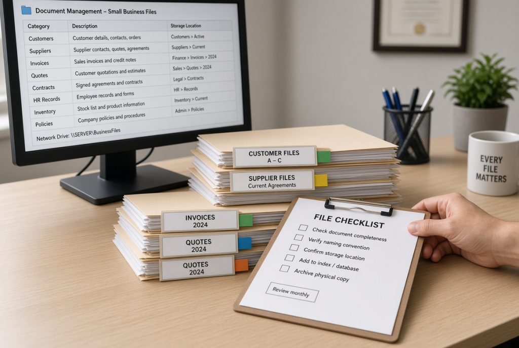 file checklist