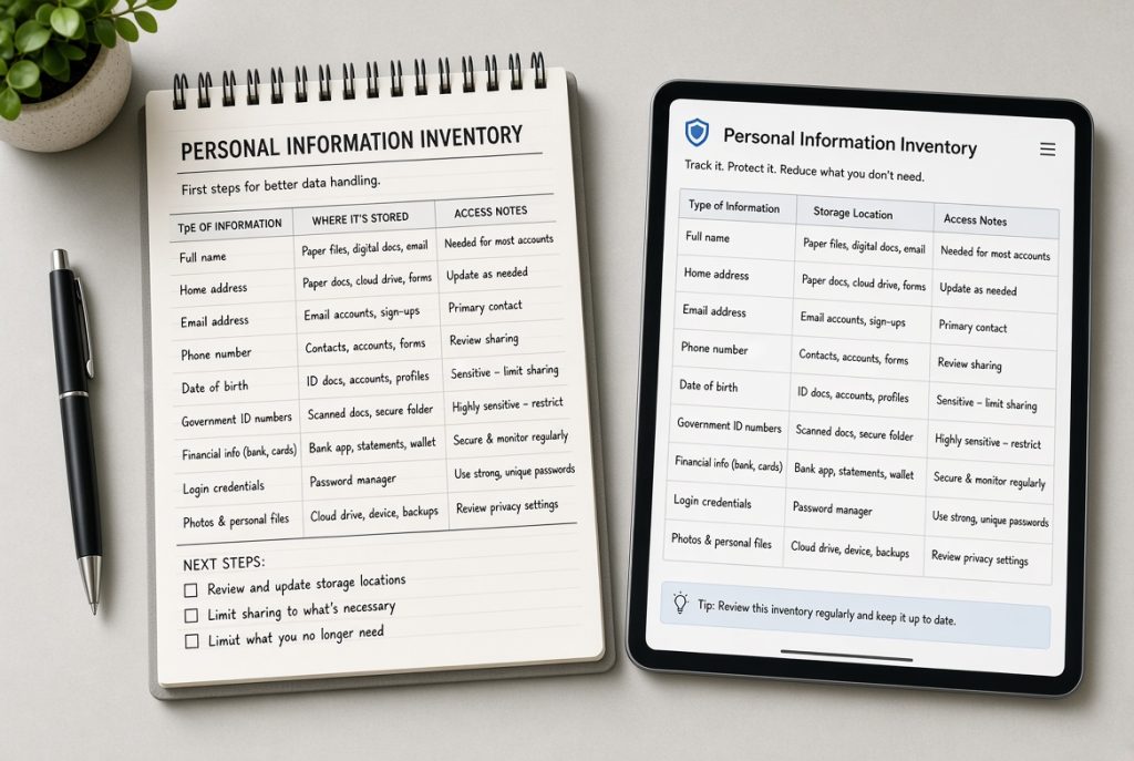 information inventory information inventory