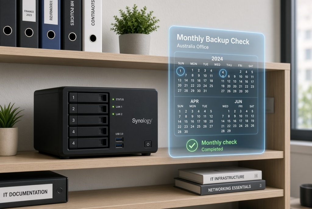 monthly backup check monthly backup check